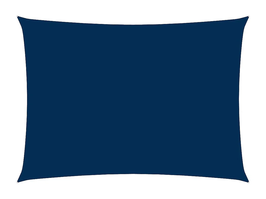 Voile de parasol Tissu Oxford rectangulaire 2x4,5 m Bleu
