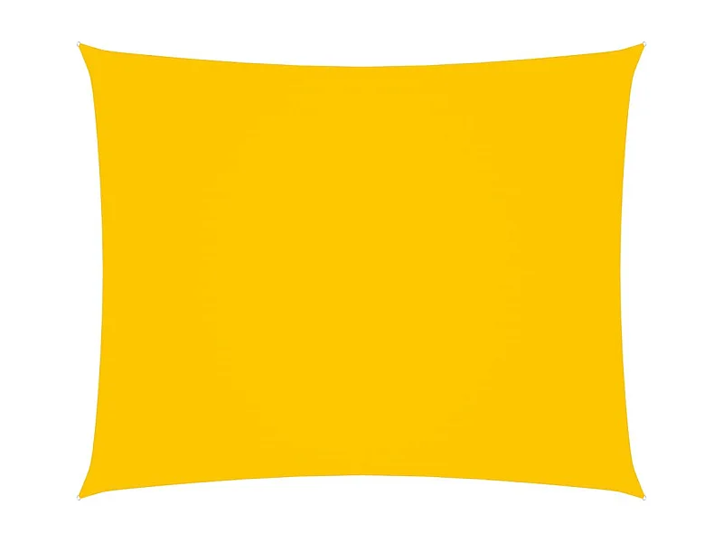 Voile de parasol Tissu Oxford rectangulaire 2,5x4,5 m Jaune