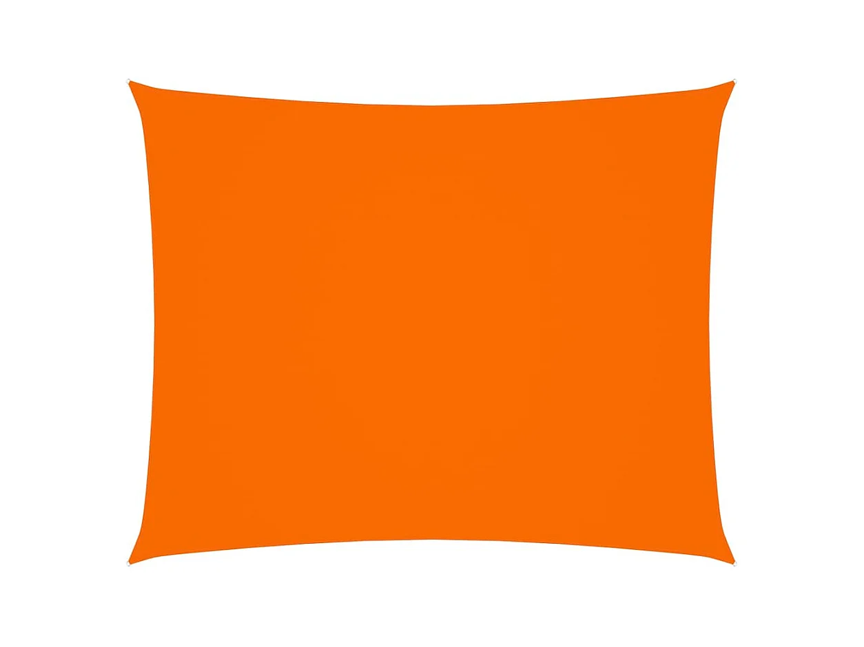 Voile de parasol Tissu Oxford rectangulaire 3,5x4,5 m Orange