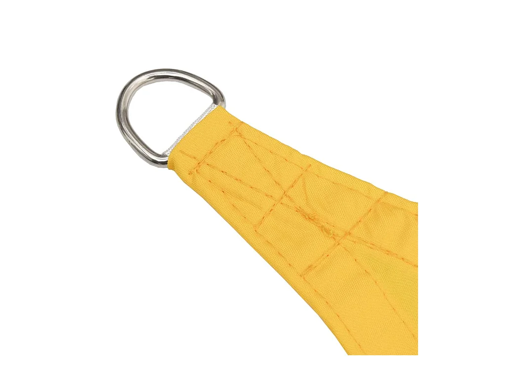 Voile de parasol Tissu Oxford rectangulaire 3,5x5 m Jaune