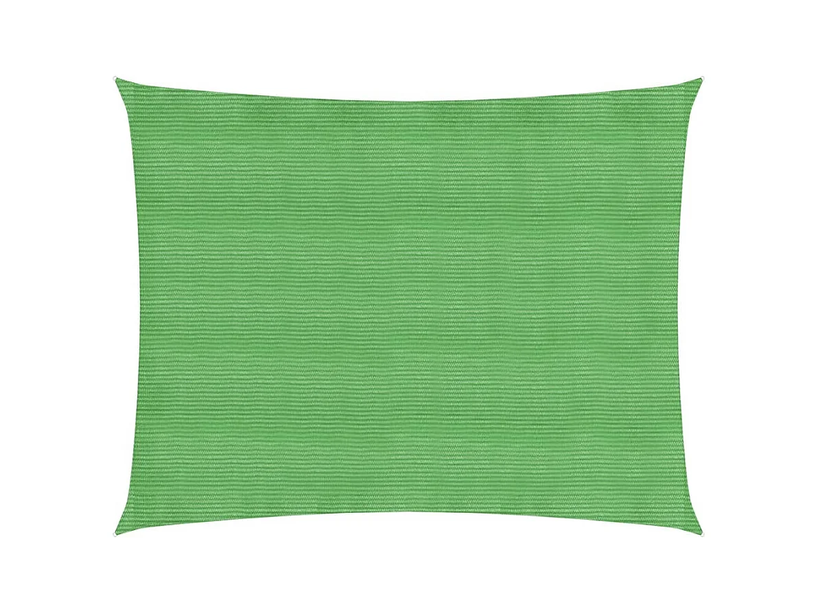 Voile d'ombrage 160 g-m² Vert clair 2,5x3 m PEHD