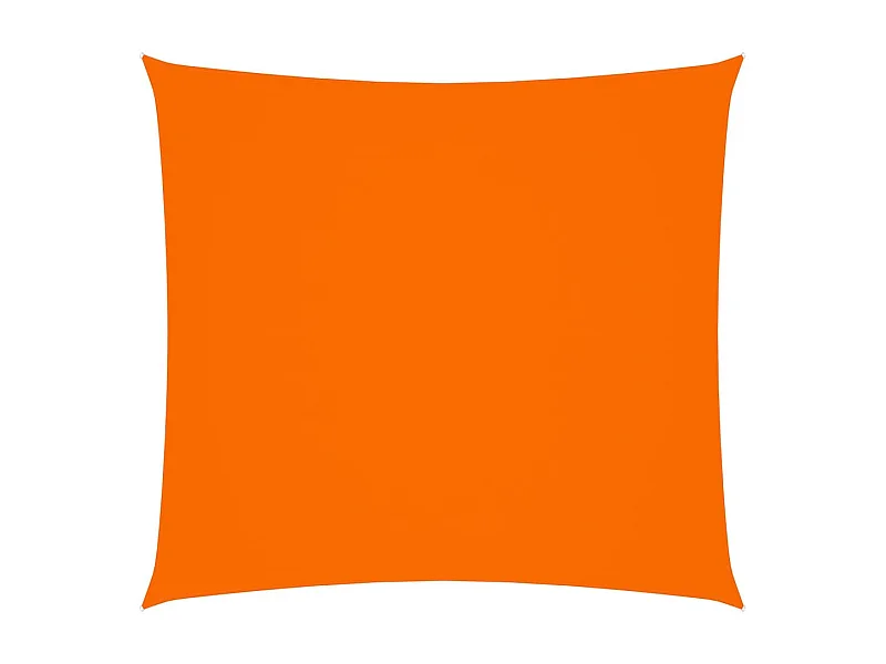 Voile de parasol Tissu Oxford carré 3,6x3,6 m Orange