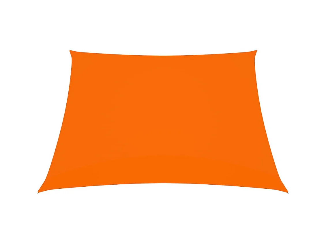 Voile de parasol Tissu Oxford carré 3,6x3,6 m Orange