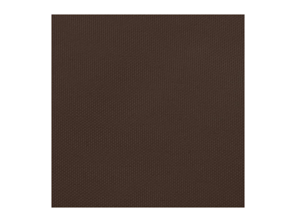 Voile de parasol Tissu Oxford triangulaire 3x3x3 m Marron