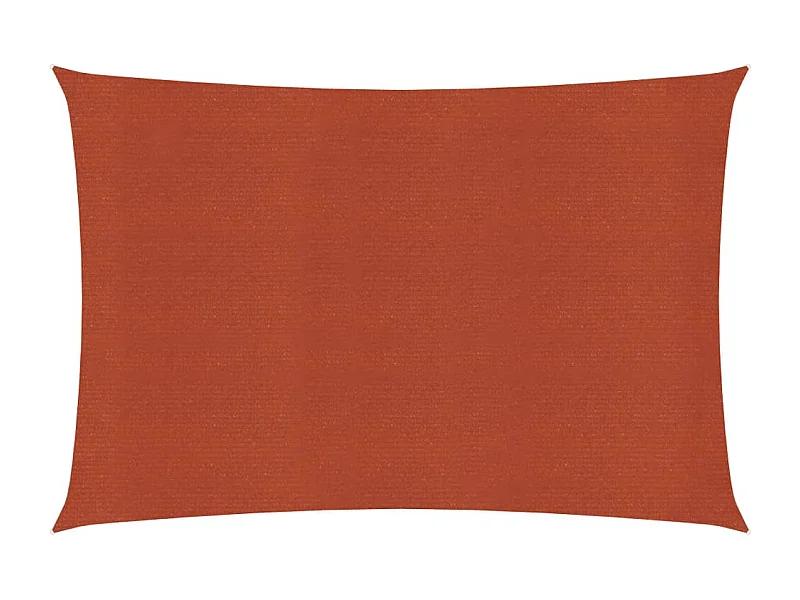 Voile d'ombrage 160 g-m² Terre cuite 3x5 m PEHD