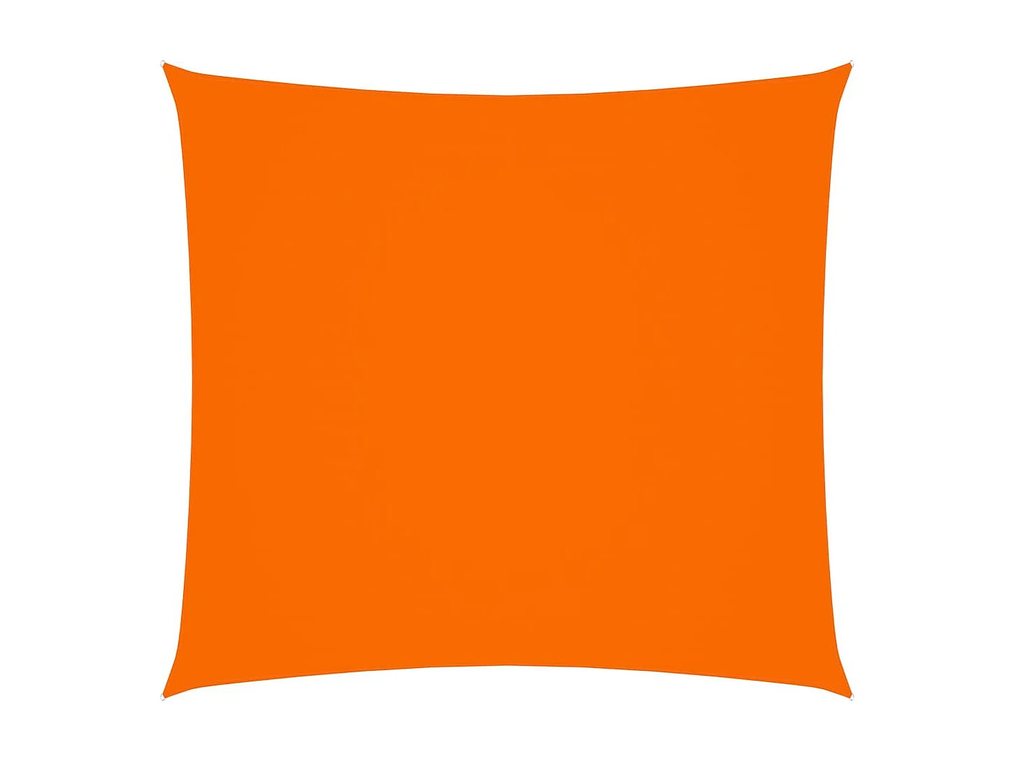 Voile de parasol Tissu Oxford carré 2,5x2,5 m Orange