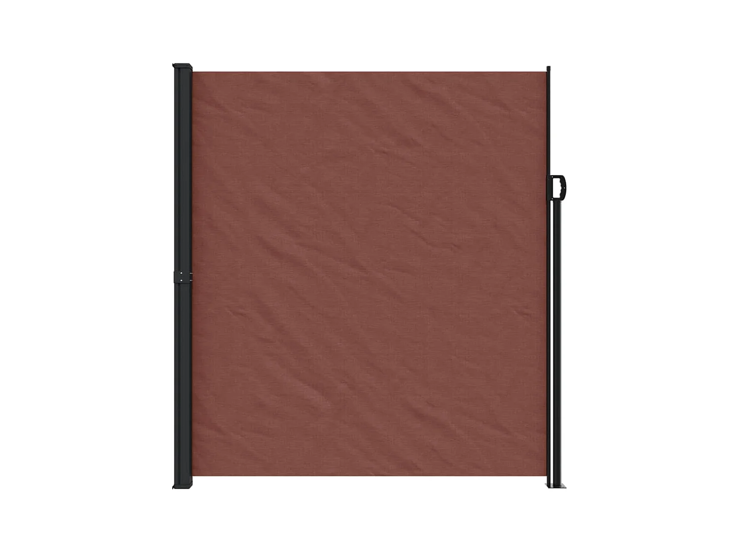 Auvent latéral rétractable marron 220x300