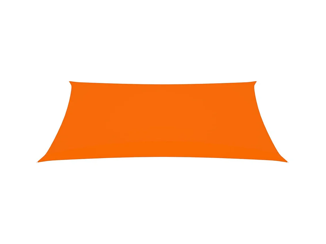Voile de parasol Tissu Oxford rectangulaire 2x3,5 m Orange