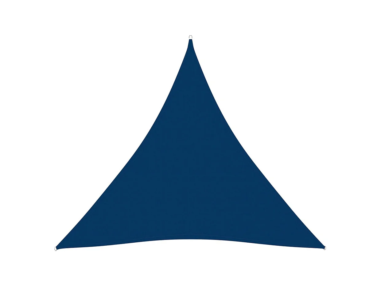 Voile de parasol Tissu Oxford triangulaire 4,5x4,5x4,5 m Bleu