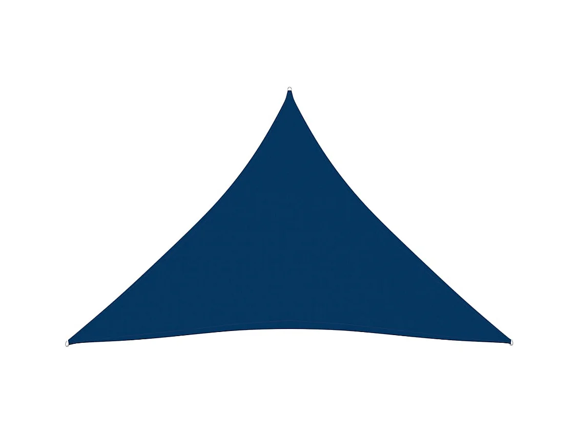 Voile de parasol Tissu Oxford triangulaire 4,5x4,5x4,5 m Bleu