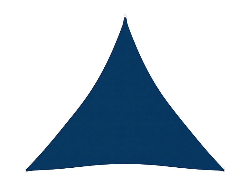 Voile de parasol Tissu Oxford triangulaire 4,5x4,5x4,5 m Bleu