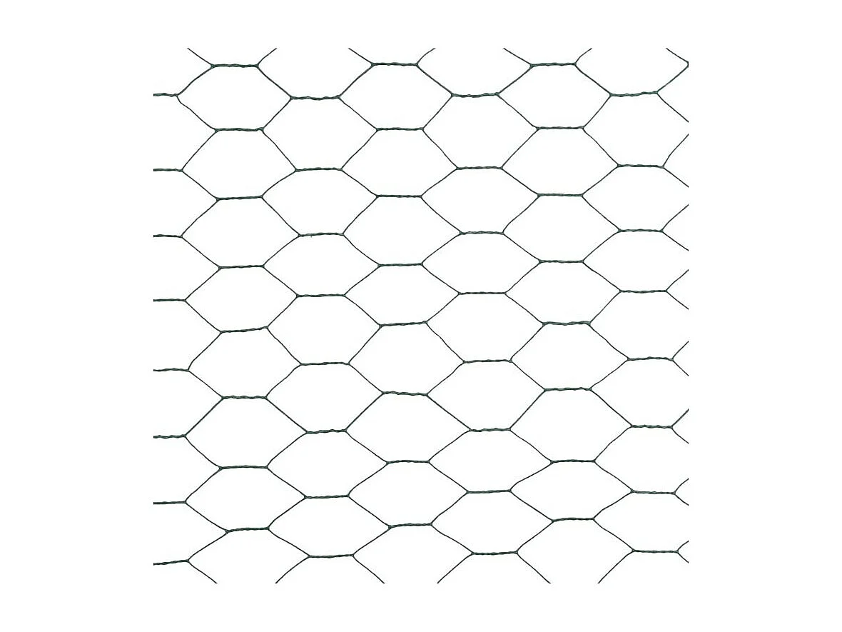 Grillage Acier avec revêtement en PVC 25x1,2 m Vert