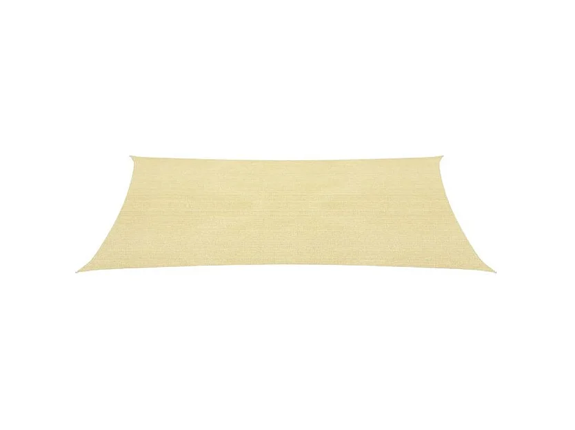 Voile d'ombrage 160 g-m² Beige 2,5x4,5 m PEHD