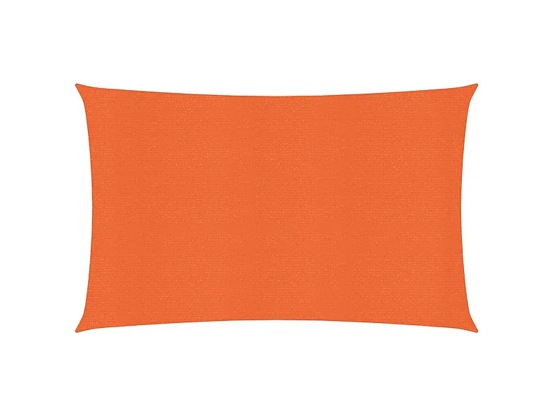 Voile d'ombrage 160 g-m² Orange 2,5x4,5 m PEHD