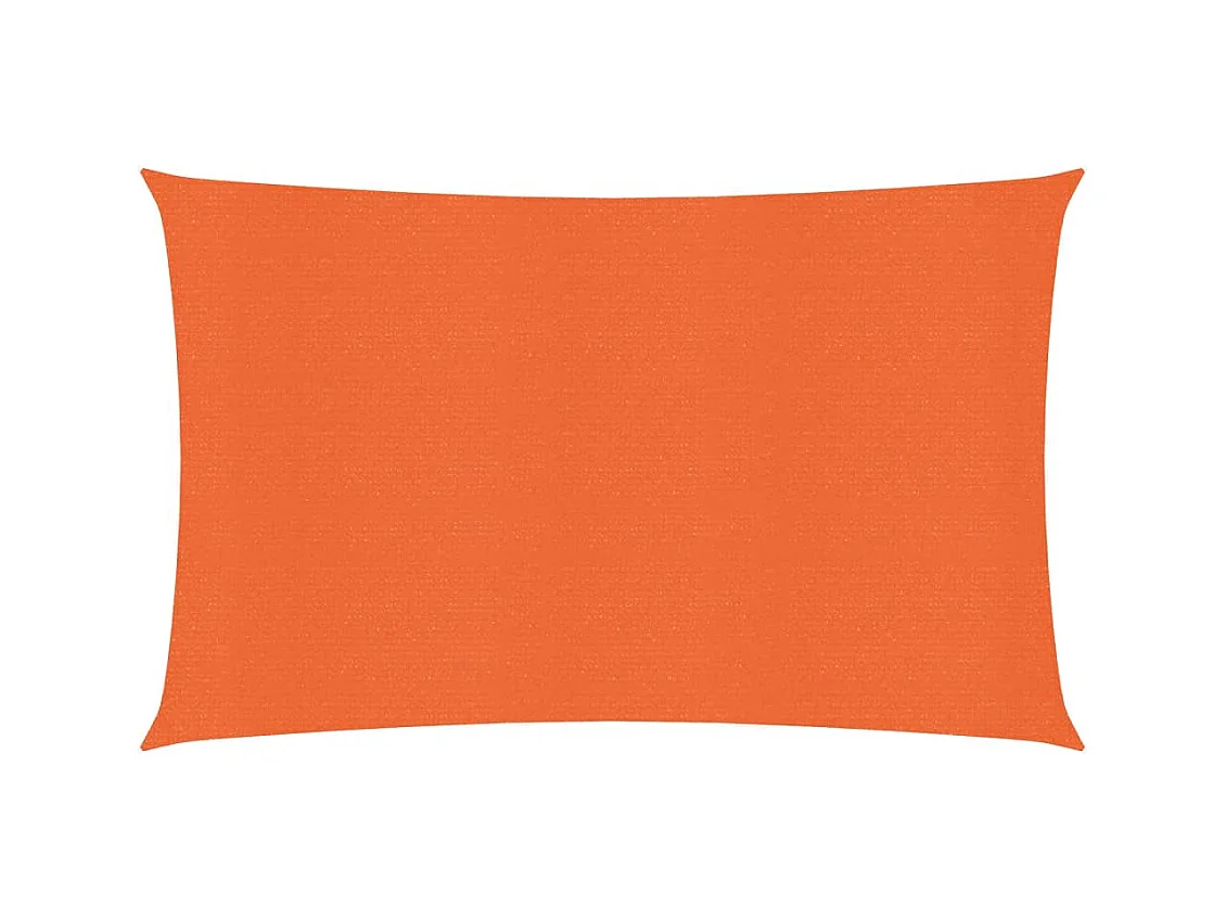 Voile d'ombrage 160 g-m² Orange 2,5x4,5 m PEHD