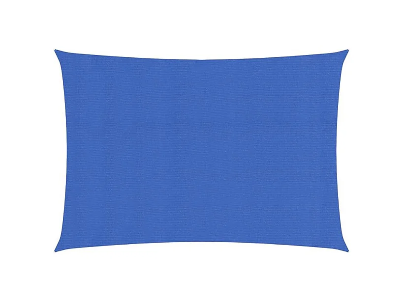 Voile d'ombrage 160 g-m² rectangulaire bleu 2,5x5 m PEHD