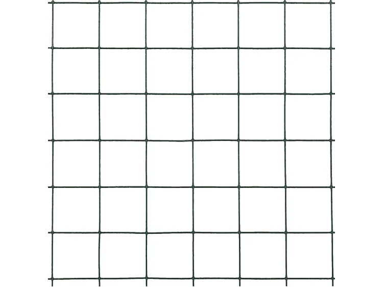 Grillage Acier avec revêtement en PVC 25x0,5 m Vert