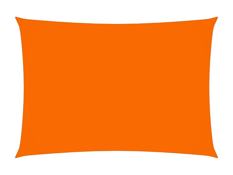Voile de parasol Tissu Oxford rectangulaire 3x4,5 m Orange