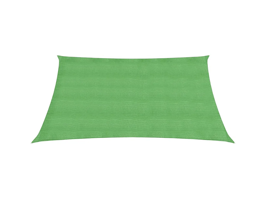 Voile d'ombrage 160 g-m² Vert clair 3x3 m PEHD