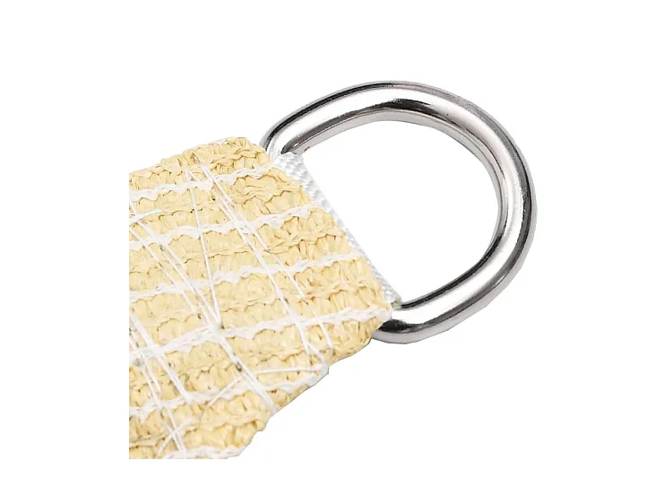 Voile d'ombrage 160 g-m² Beige 2,5x5 m PEHD