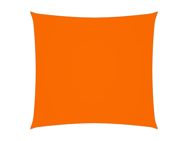 Voile de parasol Tissu Oxford carré 3x3 m Orange