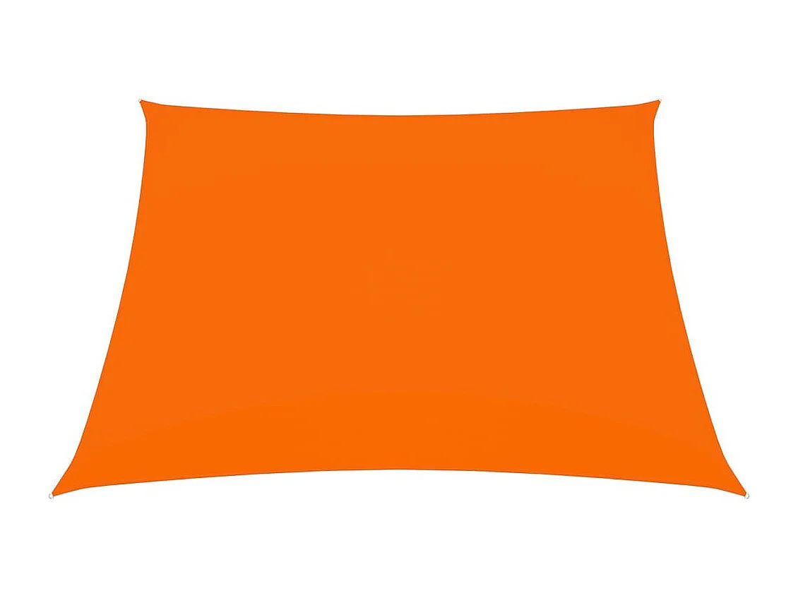 Voile de parasol Tissu Oxford carré 3x3 m Orange