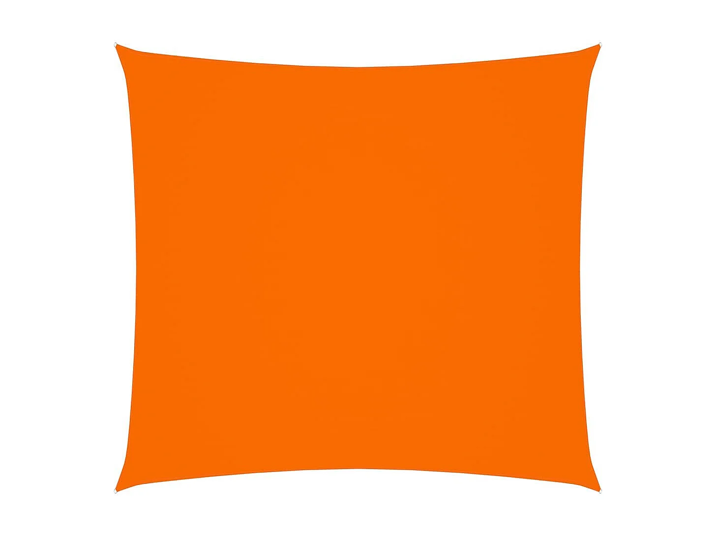 Voile de parasol Tissu Oxford carré 3x3 m Orange