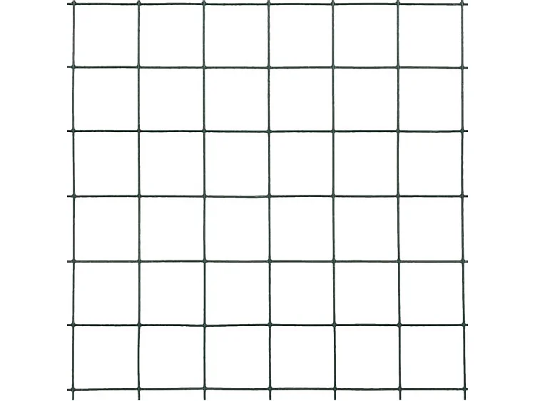 Grillage Acier avec revêtement en PVC 25x1,5 m Vert