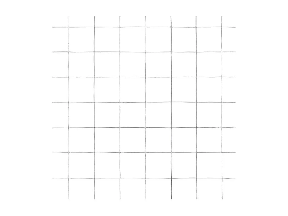 Grillage pour volière Acier galvanisé 10x1,5 m Argenté