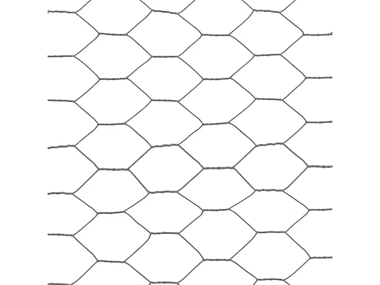 Grillage Acier avec revêtement en PVC 25x0,75 m Gris