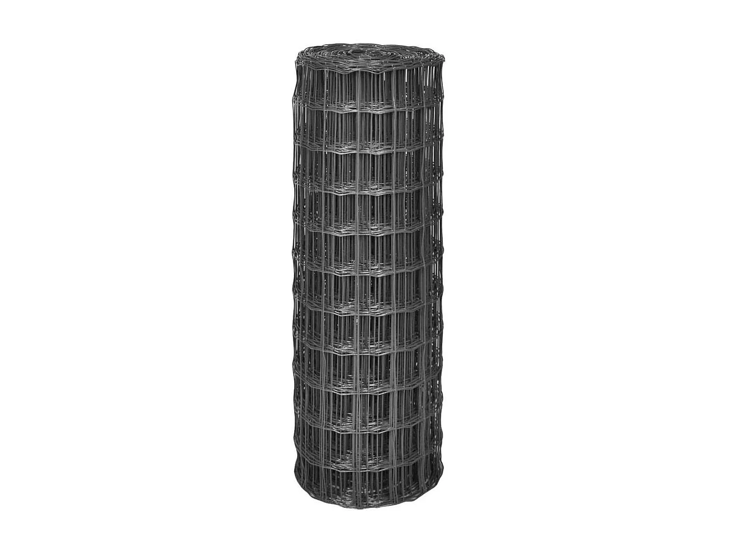 Clôture euro Acier 10 x 1 m Gris 3