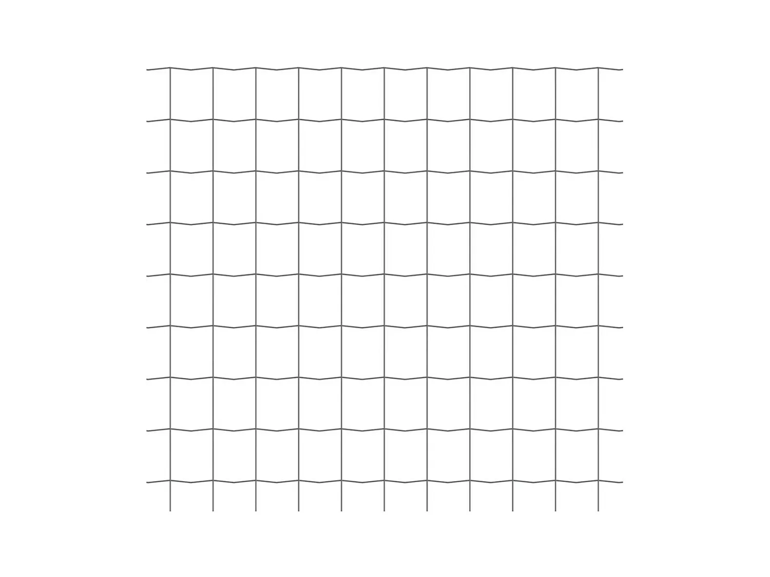 Clôture euro Acier 10 x 0,8 m Gris 6