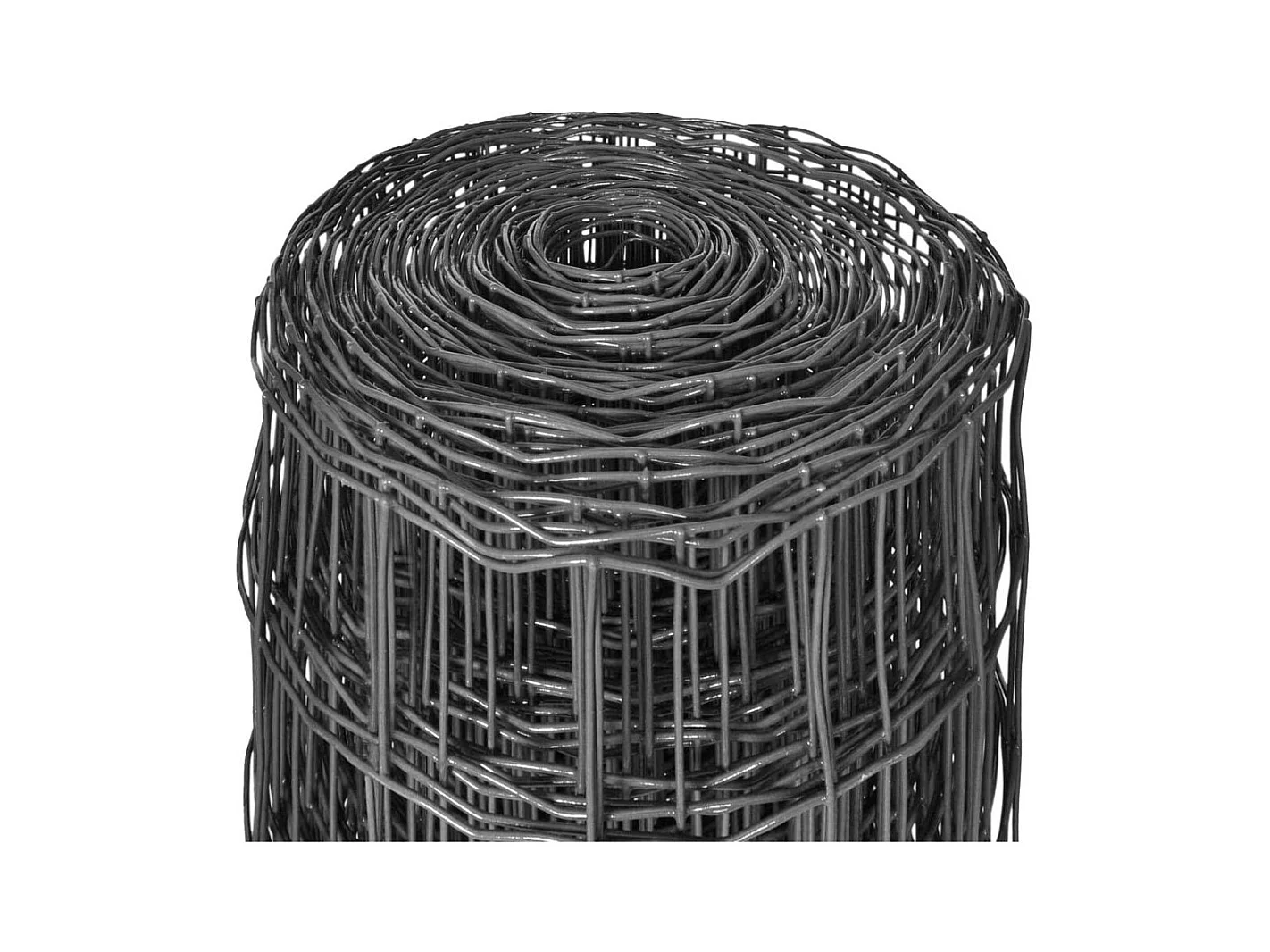 Clôture euro Acier 10 x 1,2 m Gris