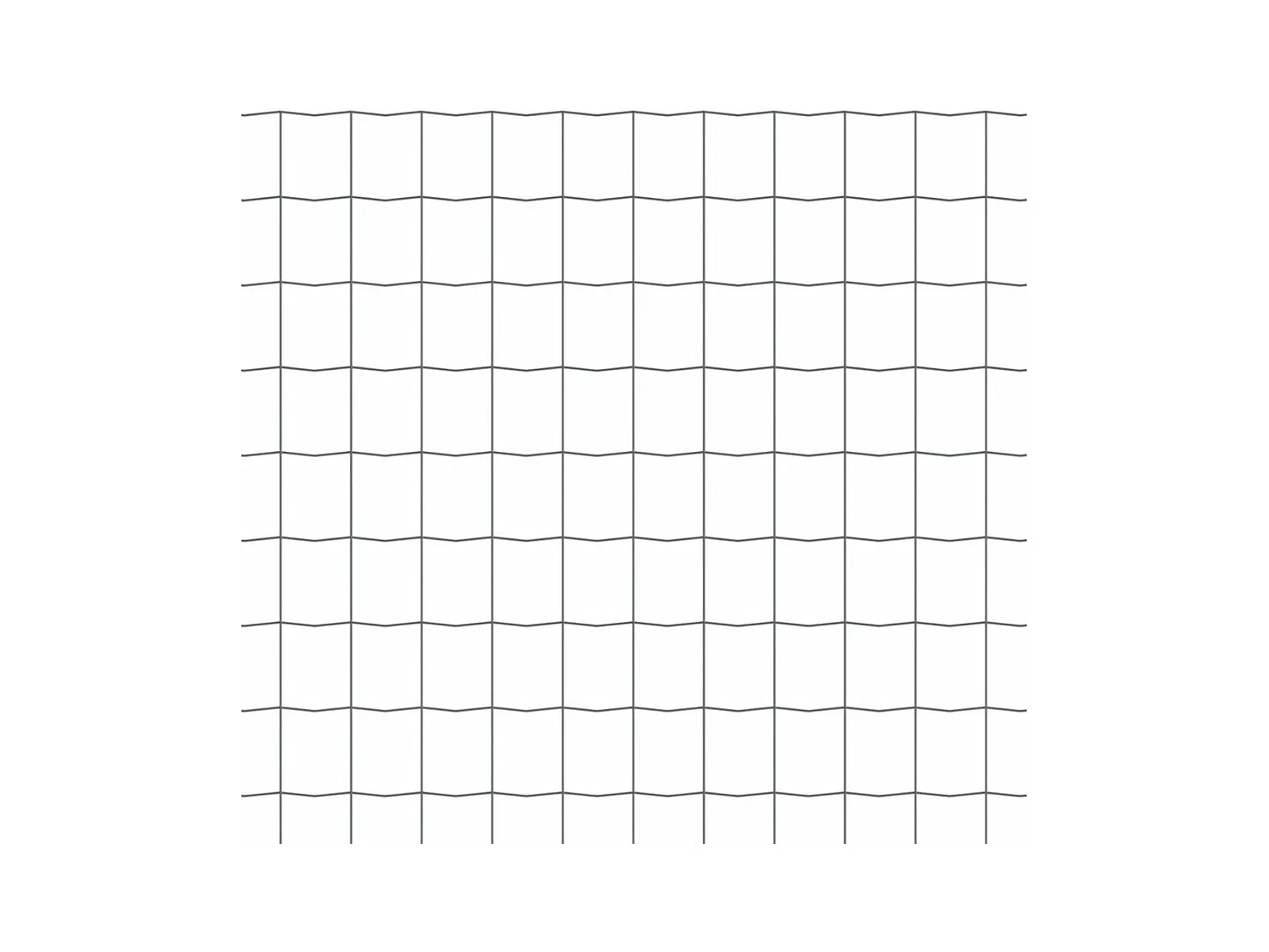 Clôture euro Acier 10 x 1,2 m Gris