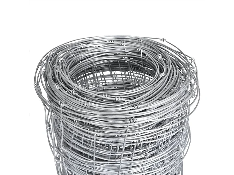 Clôture de jardin Acier galvanisé 50x1,25 m Argenté