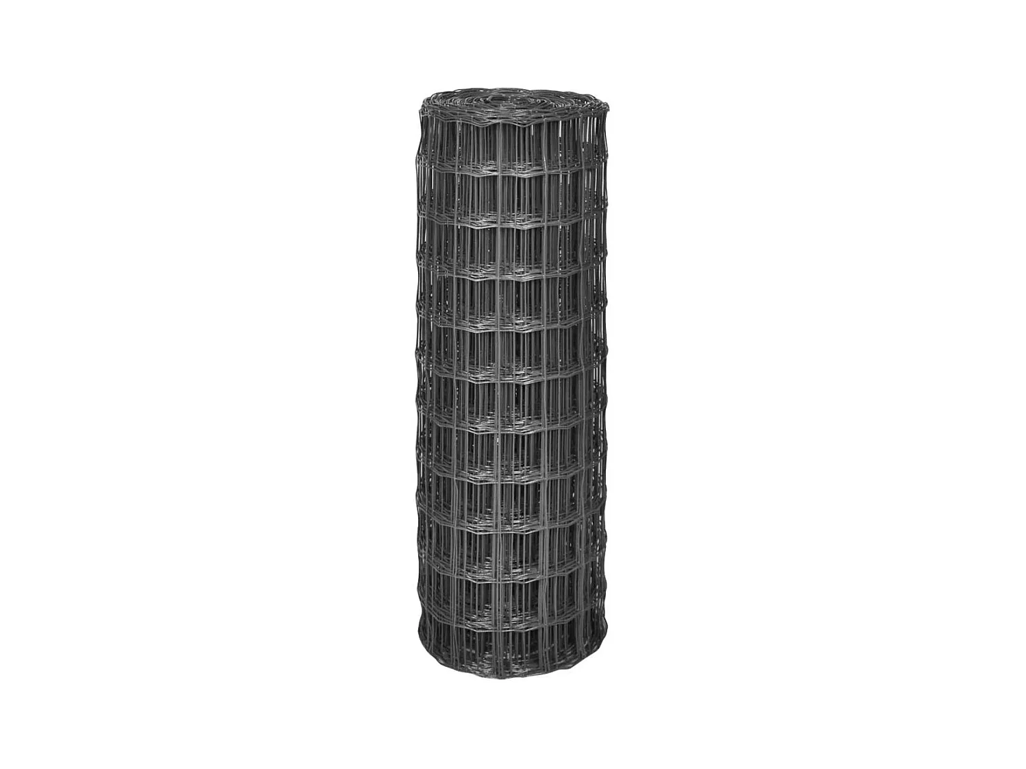 Clôture Euro Acier 10 x 1,5 m Gris 7