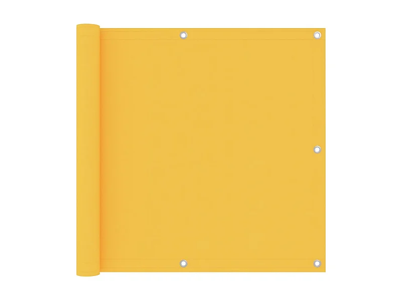 Écran de balcon Jaune 90x300 Tissu Oxford