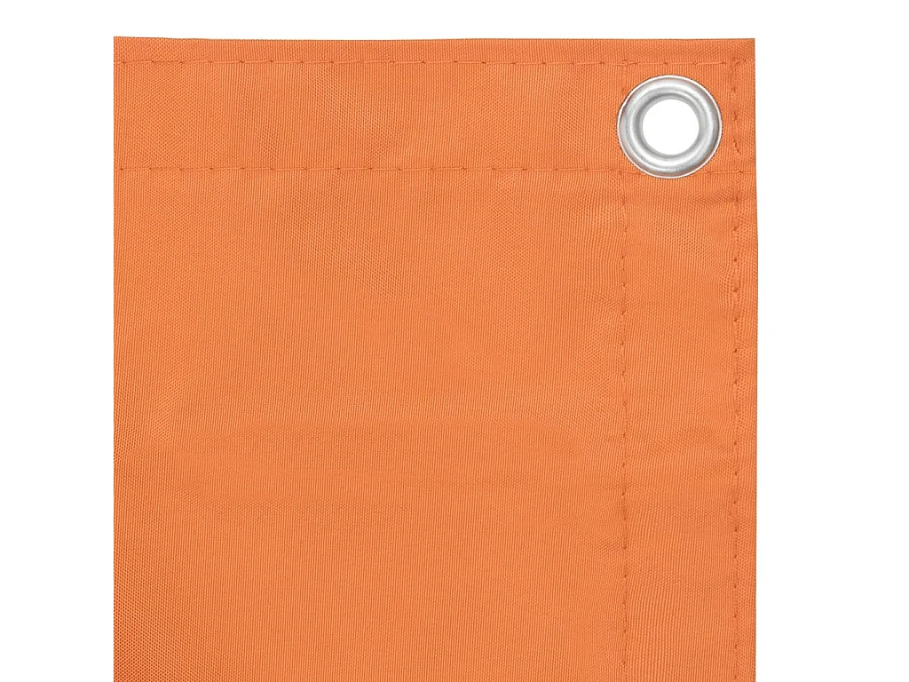 Écran de balcon Orange 120x400 Tissu Oxford