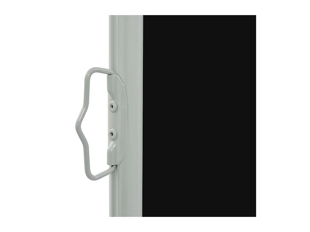 Auvent latéral rétractable de patio 80x300 Noir