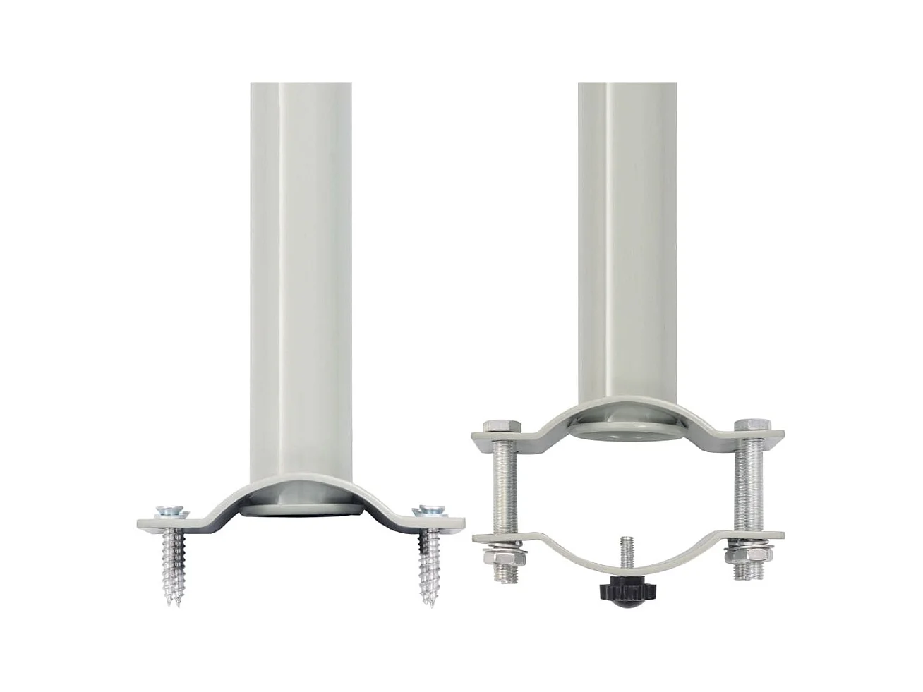 Auvent latéral rétractable de patio 80x300 Noir