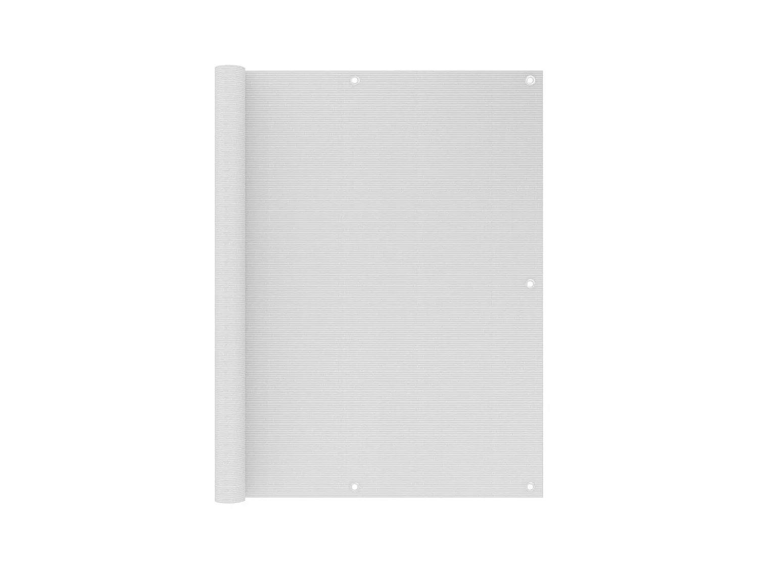 Écran de balcon Blanc 120x500 PEHD