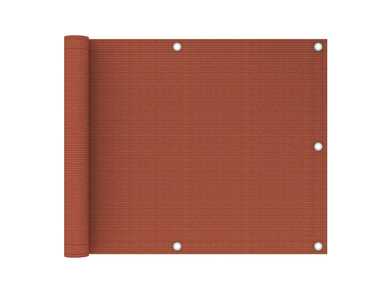 Écran de balcon Terre cuite 75x600 PEHD