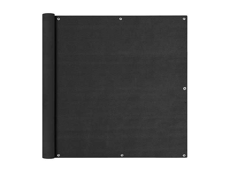 Écran de balcon Anthracite 120x600 PEHD