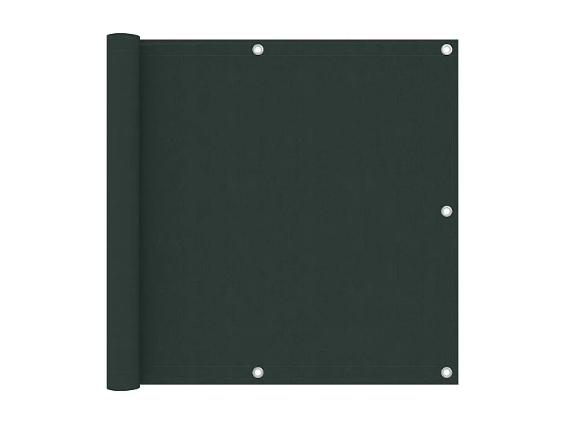 Écran de balcon Vert foncé 90x300 Tissu Oxford