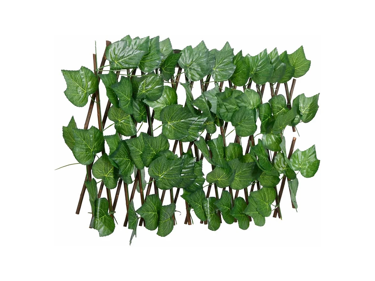 Treillis de feuille de vigne artificiel extensible 180x30