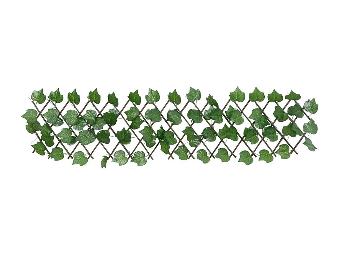 Treillis de feuille de vigne artificiel extensible 180x30