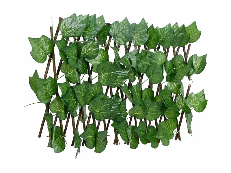 Treillis de feuille de vigne artificiel extensible 180x30