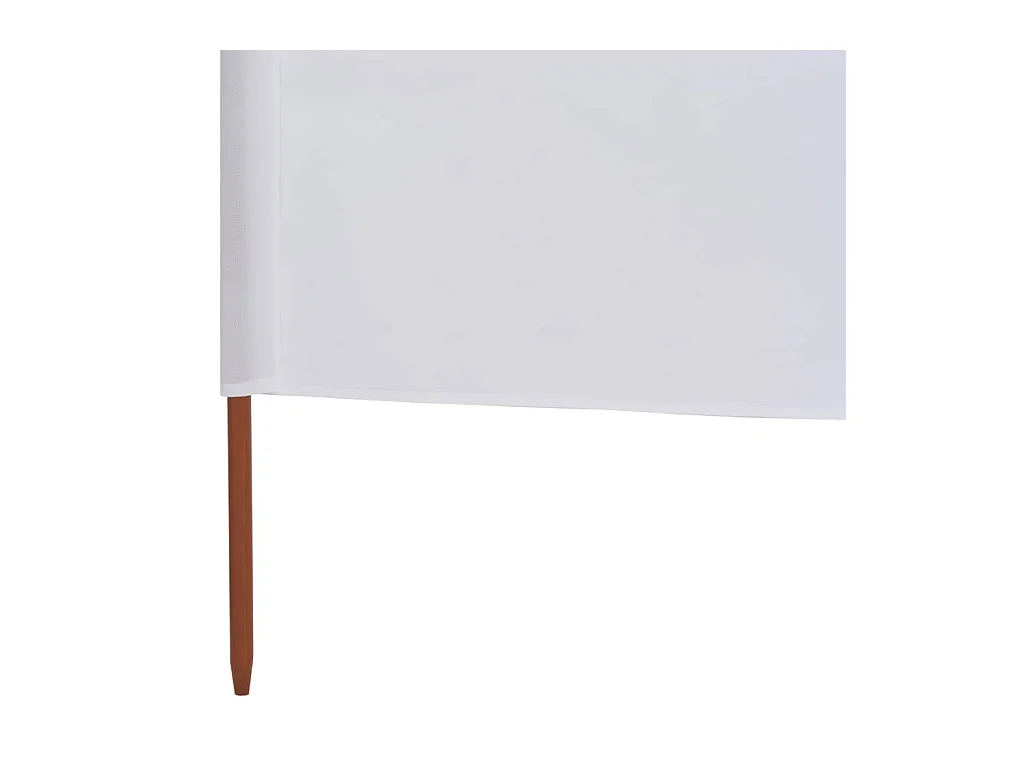 Paravent 6 panneaux Tissu 800x80 Blanc