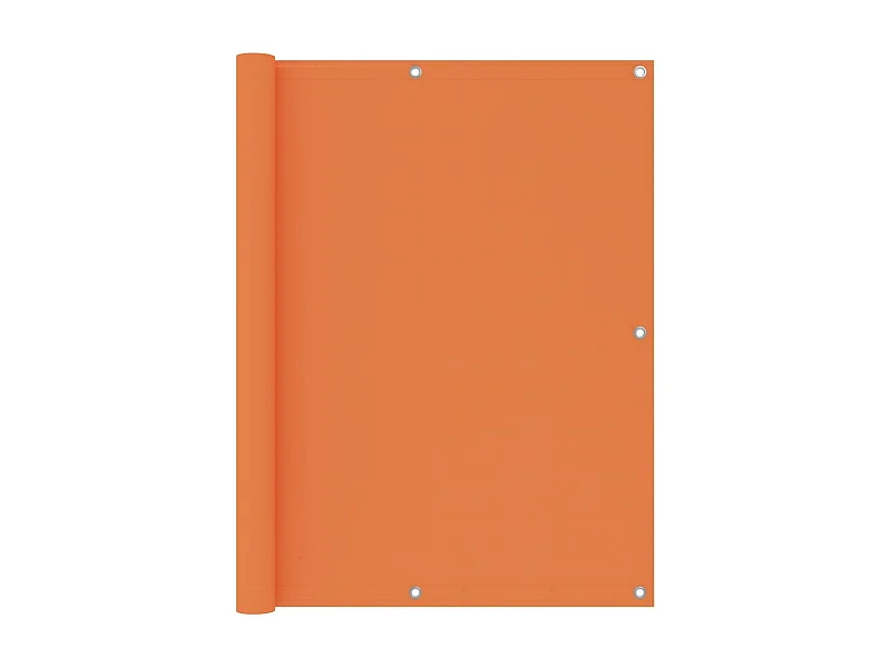 Écran de balcon Orange 120x600 Tissu Oxford