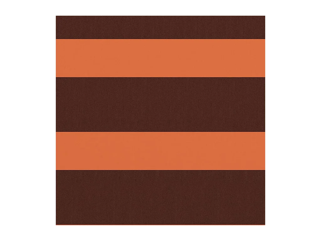 Écran de balcon Orange et marron 120x400 Tissu Oxford